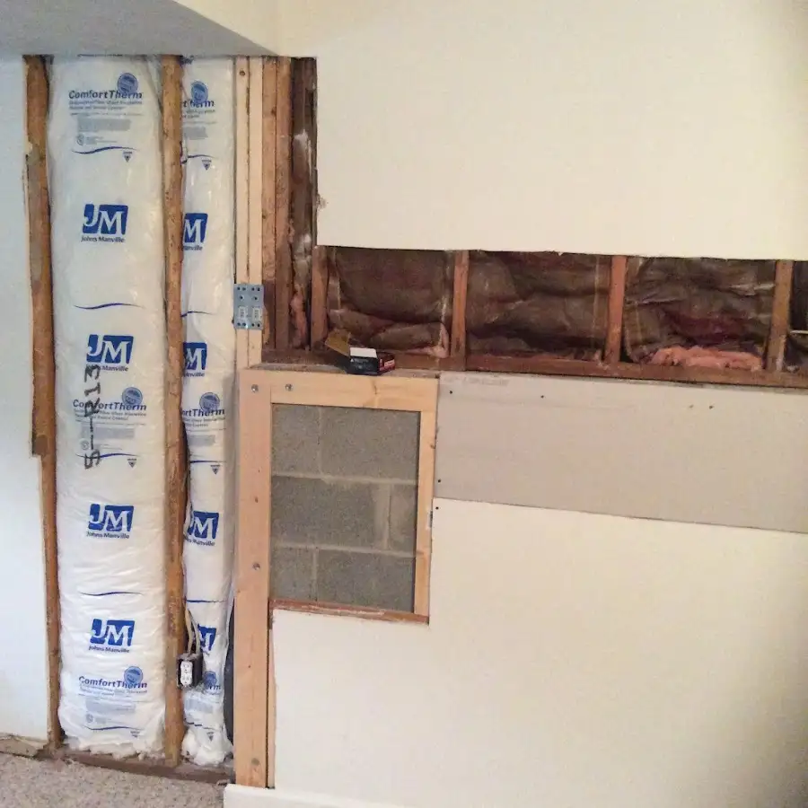 Wall insulation replacement during Contents Cleaning & Restoration in Westminster